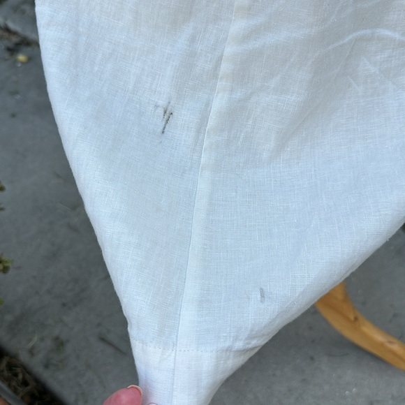 Gorgeous Tahari Tailored White Linen Dress - Picture 5 of 7